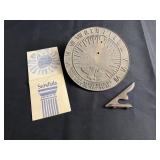 7' Metal sun dial