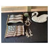 Vintage wooden decor and Windchime