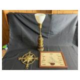 Nautical lamp & decor