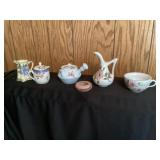 Assorted glassware