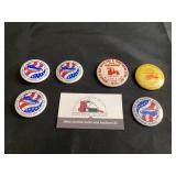 1976, 1978, & 1979 Midwest Old Threshers buttons