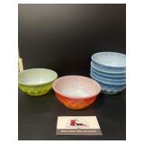 Vintage fire king cereal bowls