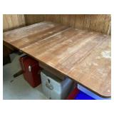 Wood table drop leaf with 4 leafs
