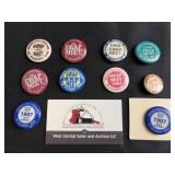 Midwest Old Threshers Reunion swap meet buttons