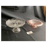 Glass serving dishes