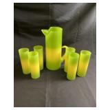 Blendo Bermuda twist highball glasses and pitcher