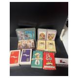 Assorted playing cards