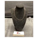 Rose plate necklace