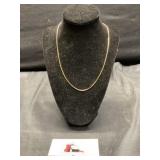 G Filled necklace - Marked overlay
