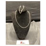 Necklace and bracelet marked 925