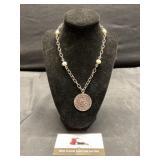 Necklace marked Isreal 925