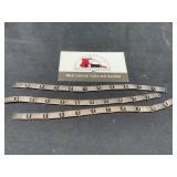 Engraved bracelets marked  Sterling