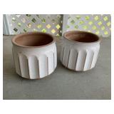 Stoneware planters