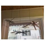 Three Metal Art Garden Dragonflyï¿½s