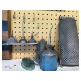 Oil Cans And Misc Primitives