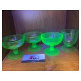 Uranium Glass dishes