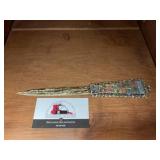 Israel Brass Letter Opener