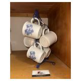 Platzgraff coffee mugs on holder