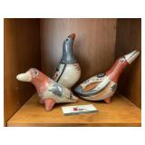 Ceramic Tonala Style Birds