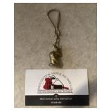 Brass pelican key chain