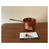 Small copper pan marked Italy
