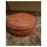 Morrocan style leather ottoman