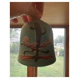 Navajo bell with copper noise maker