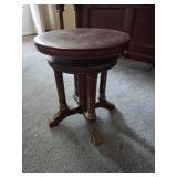 Wooden Swivel Bench