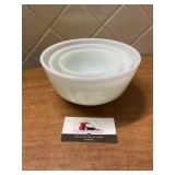 Fire King bowls and Anchor Hocking bowl