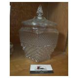 Candy jar with lid