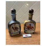 Fredrick Remington decanters