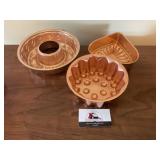 Copper baking pans