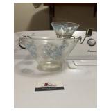Vintage Florette Chip N Dip set