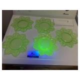 Uranium flower plates