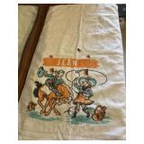 Vintage Cowboy Towel