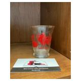Cherry and Rooster Glass