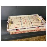 Vintage tabletop hockey game