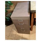 Metal file cabinet