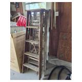 Wooden step ladders