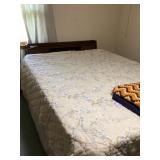 Sleep Number Queen size bed with bedding with