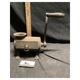 Cast iron tobacco grinder