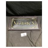 Vodka advertising mirror 21" x 11 tall