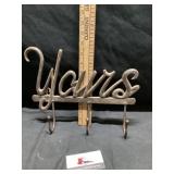 Cast-iron coat rack