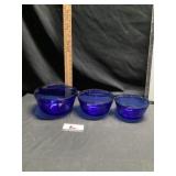 Blue anchor, hocking, mixing bowls