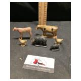 Vintage farm animals