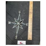 Cast-iron nautical sign