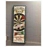 Bullï¿½s-eye moonshine sign approximately 10 x 29