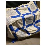 Needlepoint quilt top