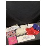 Crocheted linens and shorts