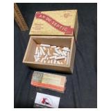 Dustless, white blackboard crayons